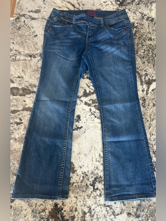 torrid Denim - VTG Torrid Women’s Flare Jeans in Dark Blue – Classic Wide Leg- Strechy